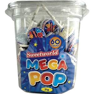 Mega Sweetworld Pop 31g - The Online Lolly Shop