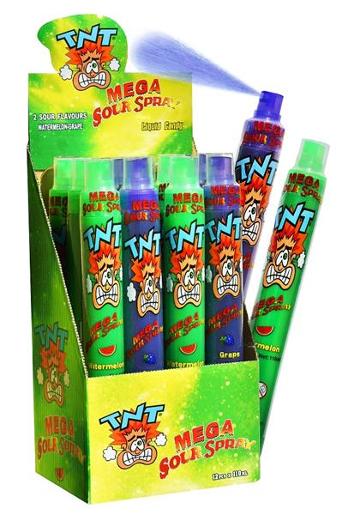WATERMELON AND GRAPE MEGA SOUR SPRAY 110ML - The Online Lolly Shop