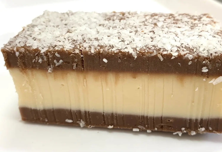 Granny Macs Fudge - Lamington Fudge (Gluten Free) 100g - The Online Lolly Shop