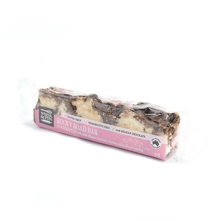 Whisk & Pin Rocky Road Chocolate Bar 50g - The Online Lolly Shop