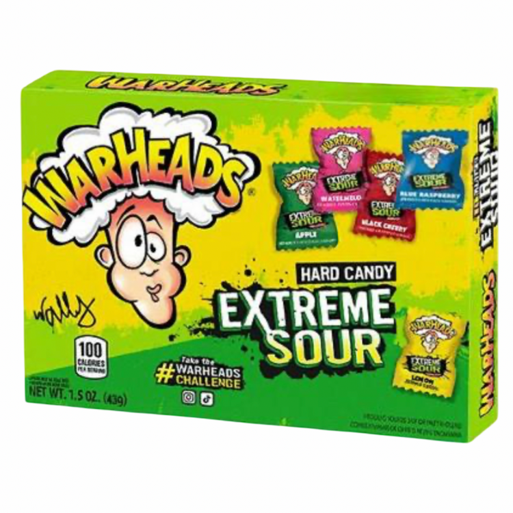 Warheads Extreme SOUR Hard Candy Video Box
