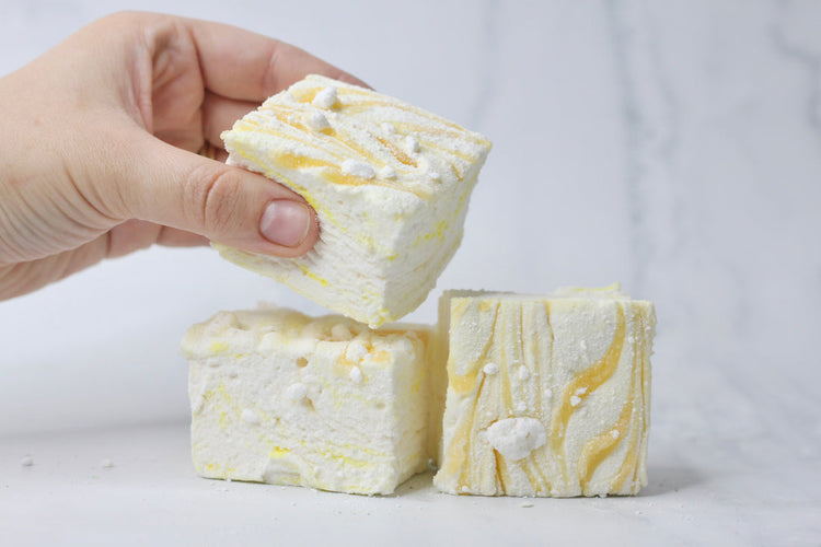 The Marshmallow Company - Lemon Meringue Marshmallows - The Online Lolly Shop
