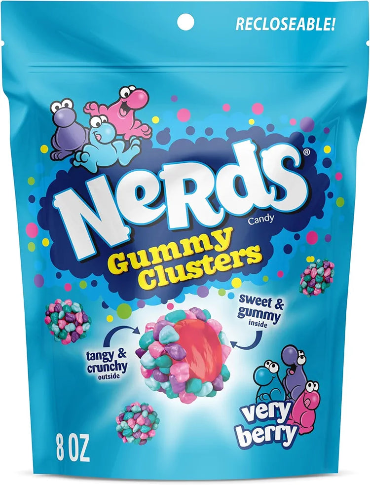 Nerds Gummy Clusters Verry Berry 8oz - The Online Lolly Shop