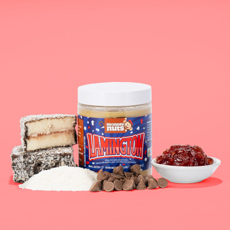Monkey Nuts - Lamington Peanut Butter - The Online Lolly Shop