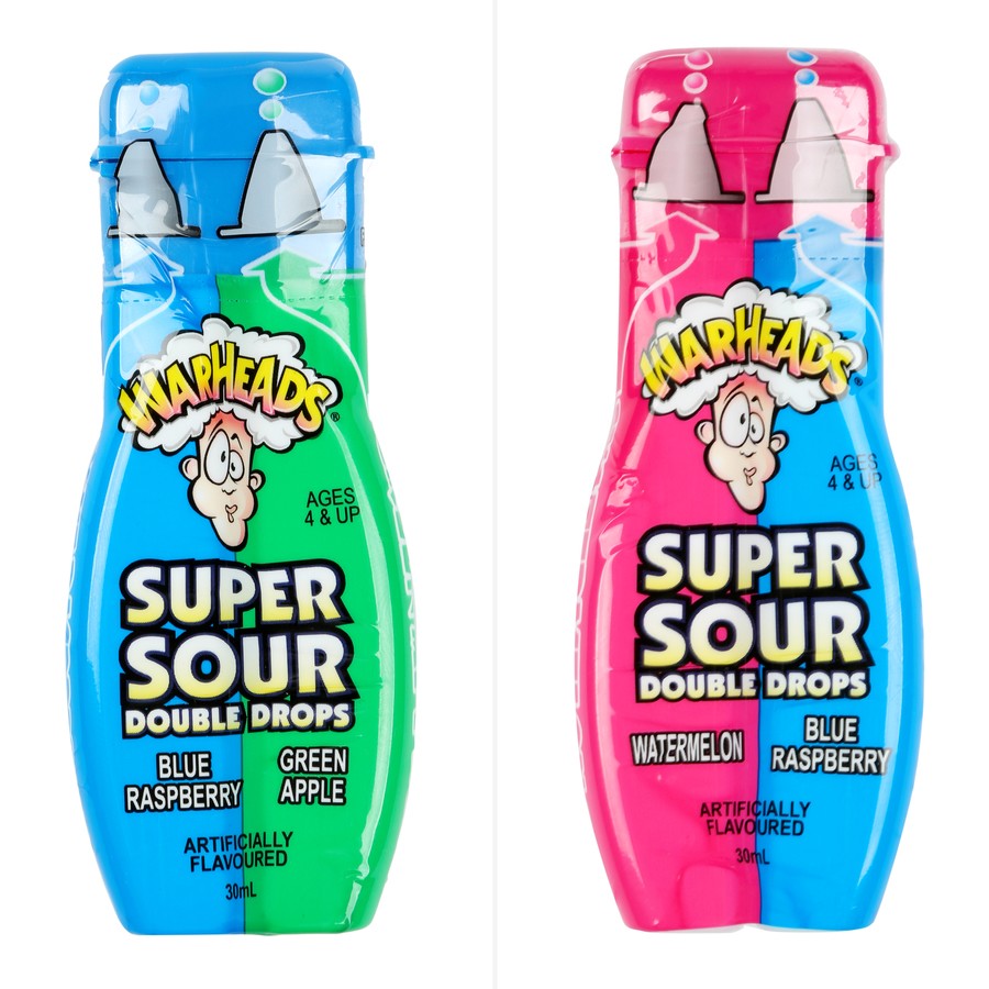 Warhead Super Sour Double Drops - The Online Lolly Shop