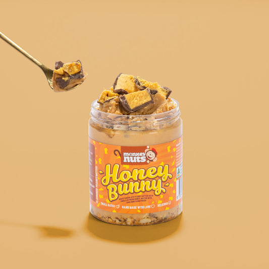 PRE-ORDER Monkey Nuts Honey Bunny Peanut Butter (ORDERS POSTED OUT 18/19TH Nov) - The Online Lolly Shop