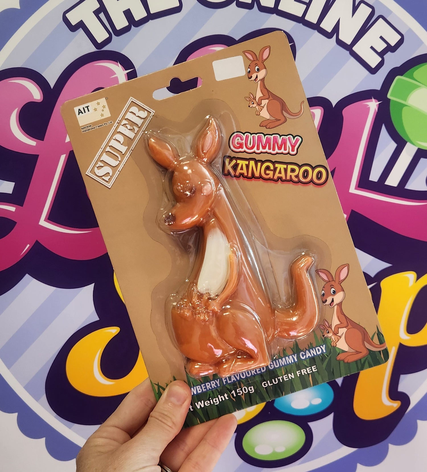 Super Gummy Kangaroo 150g - The Online Lolly Shop