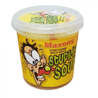 Maxons STUPIDLY SOUR CITRUS Flavour Boiled Sweets 100g