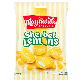 Maynards Bassetts Sherbet Lemons Box - The Online Lolly Shop