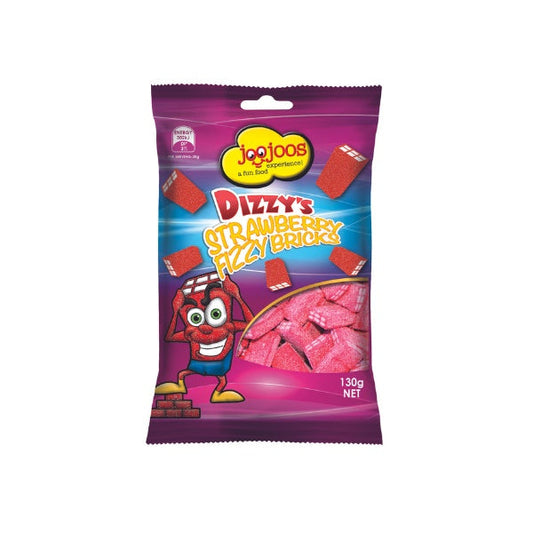 Joo Joos Dizzy'S Fizzy Bricks 130g - The Online Lolly Shop