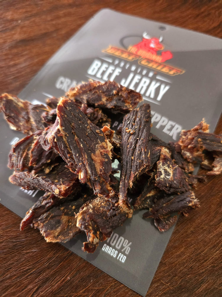 Cracked Black Pepper Beef Jerky
30g