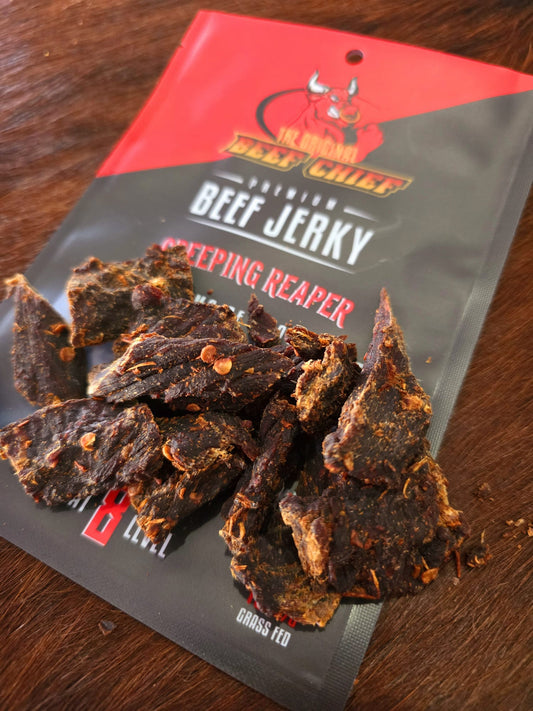 Creeping Reaper Beef Jerky
30g