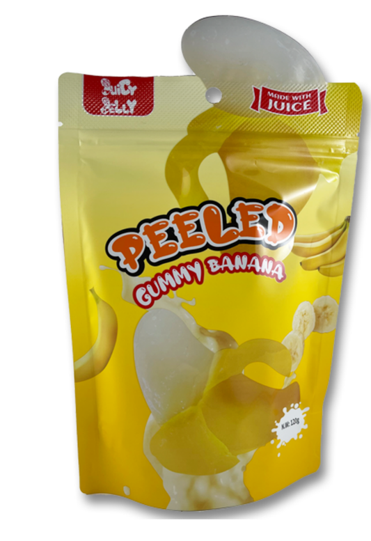 Peeled Peelable Gummy Banana 120g - The Online Lolly Shop