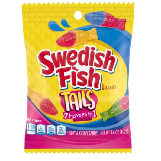 Swedish Fish Tails 2 in 1 Flavours - The Online Lolly Shop