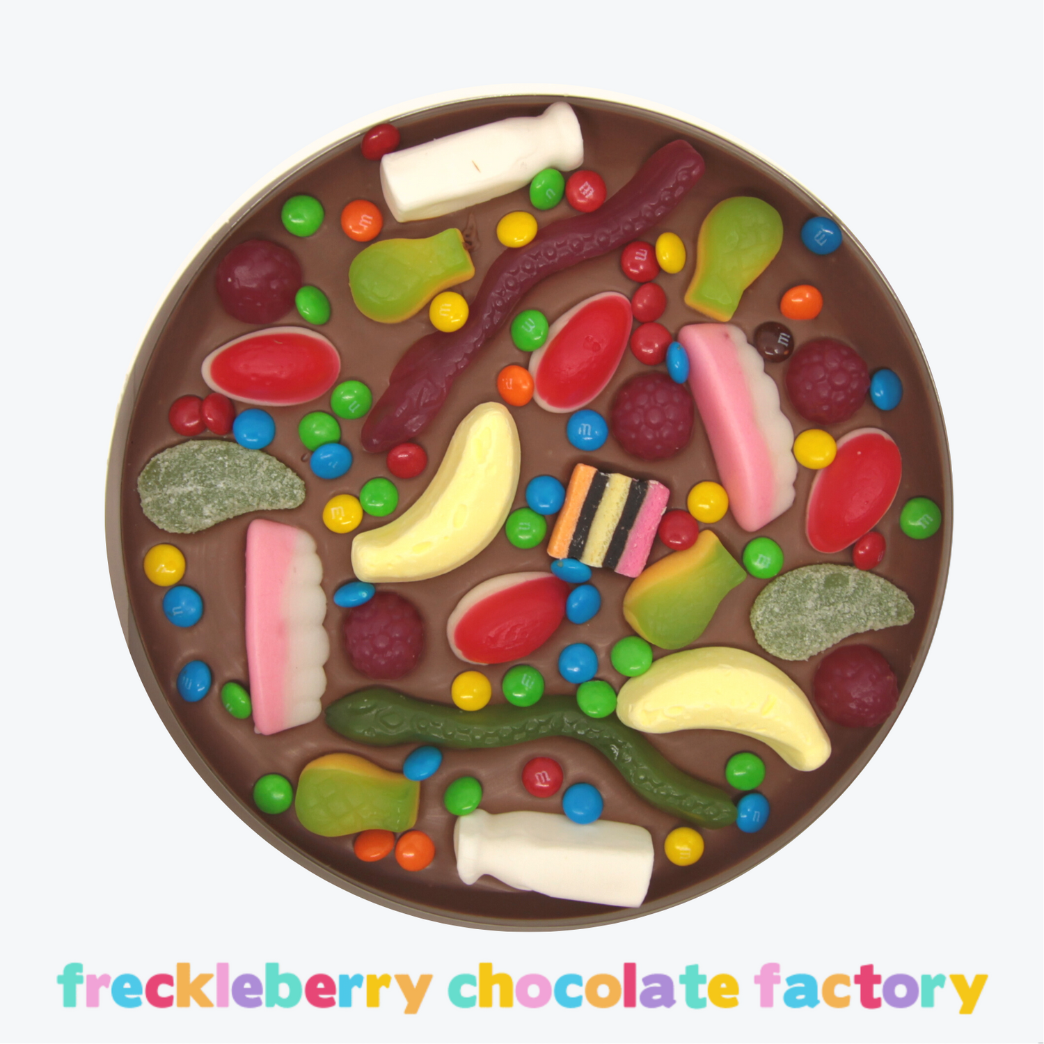Freckleberry Giant Lolly Pizza

21cm - The Online Lolly Shop