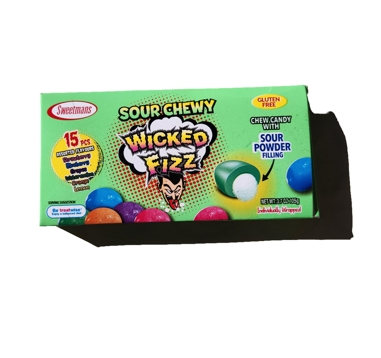 Wicked Fizz Sour Chewy Box 105g