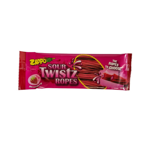 Zappo Strawberry Twists - The Online Lolly Shop
