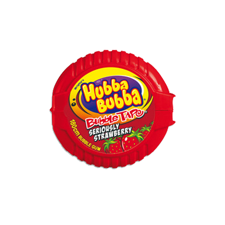 Hubba Bubba Seriously Strawberry Tape