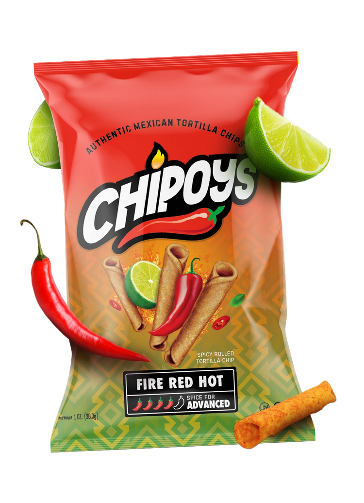 Chipoys Fire Red Hot 113g - The Online Lolly Shop