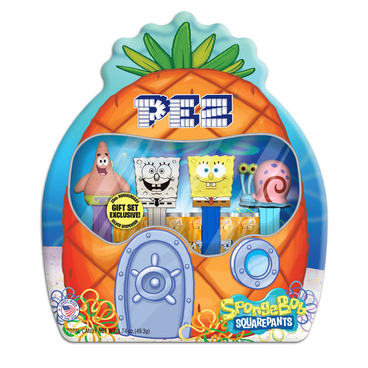 Spongebob Squarepants
PEZ SpongeBob SquarePants Candy Gift Tin