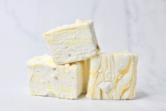 The Marshmallow Company - Lemon Meringue Marshmallows - The Online Lolly Shop