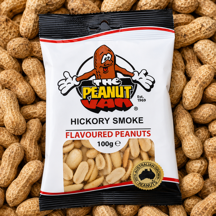 The Peanut Van
Hickory Smoked
