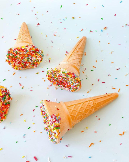 Bonza Snowballs- Sherbet Cones 4 pk - The Online Lolly Shop