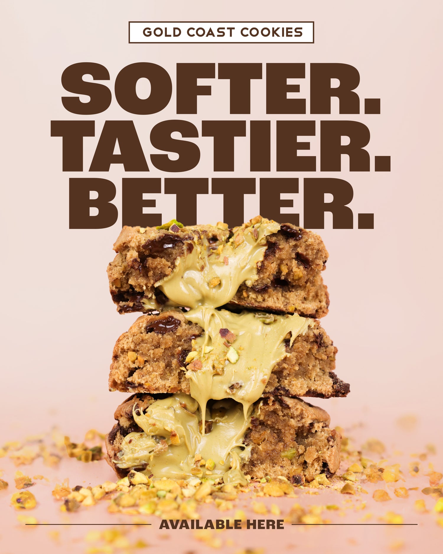 Blackwater Only - 4 x Gold Coast Loaded Cookies Mixed Pack - The Online Lolly Shop