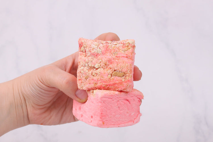 The Marshmallow Company - Strawberry Cheesecake Marshmallows - The Online Lolly Shop