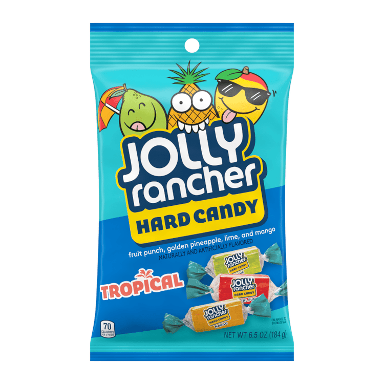 Jolly Rancher Hard Candy Bag Tropical - The Online Lolly Shop