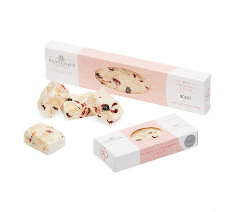 Bettenays Margaret River Nougat Wildberry & Macadamia 90g - The Online Lolly Shop