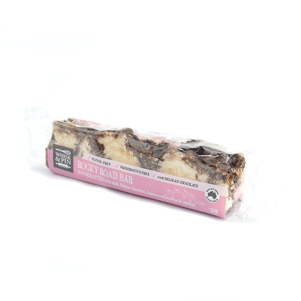 Whisk & Pin Rocky Road Chocolate Bar 50g - The Online Lolly Shop