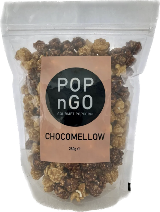 POP n GO Chocomellow Popcorn 160g - The Online Lolly Shop
