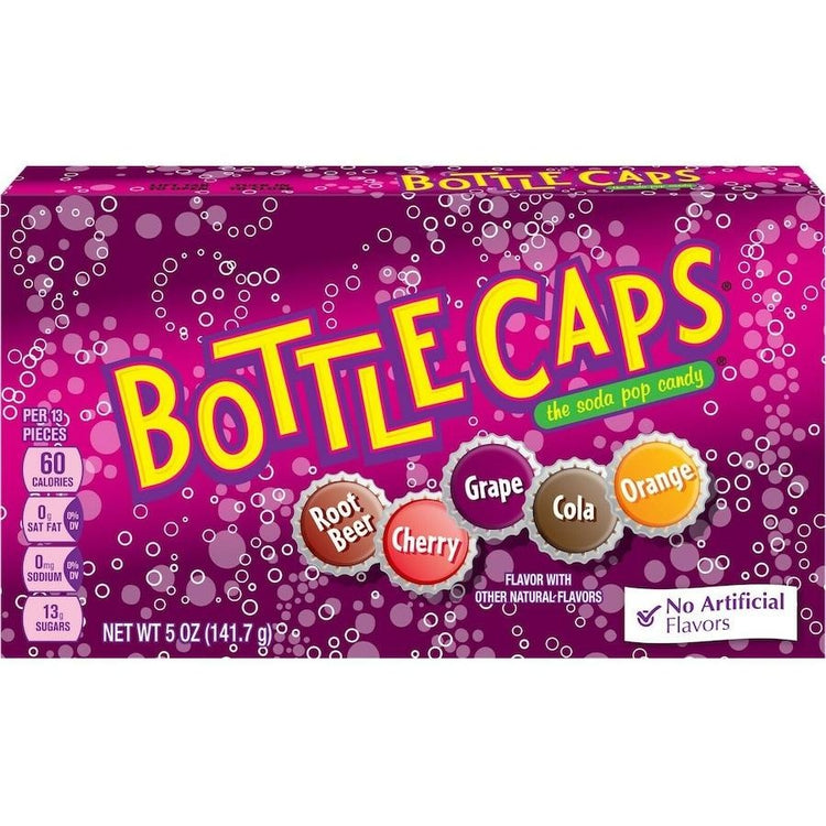 Bottle Caps - Movie Box 142g - The Online Lolly Shop