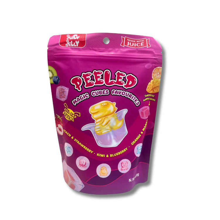 Peeled Magic Cubes Favourites 120g - The Online Lolly Shop