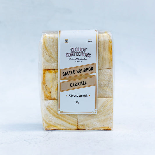 Cloudy Confections Salted Bourbon Caramel Marshmallows