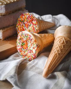 Bonza Snowballs- Sherbet Cones 4 pk - The Online Lolly Shop