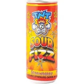 TNT Sour Fizz Strawberry Drink 240ml