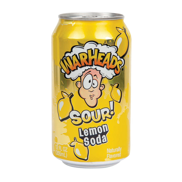 Warheads Sour Lemon Soda 355ml