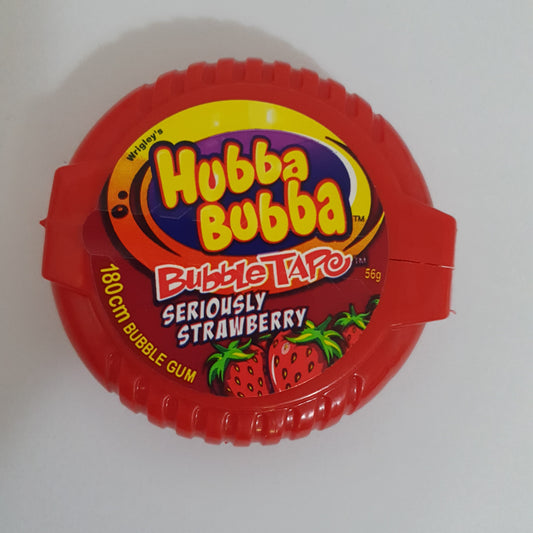Hubba Bubba Seriously Strawberry - The Online Lolly Shop