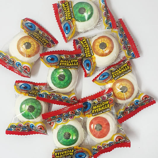 Mallow Eyeballs with Jam Filling - The Online Lolly Shop