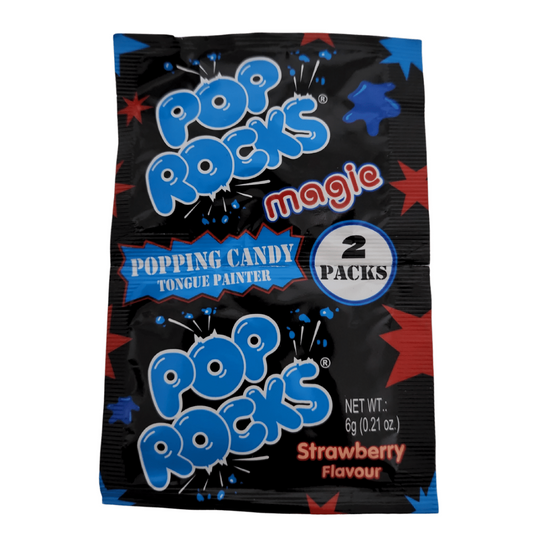 Pop Rocks - Strawberry Flavour - 2 Pack - The Online Lolly Shop