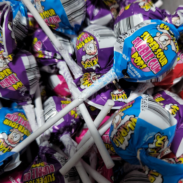 Warhead Super Sour Gum Pops - The Online Lolly Shop
