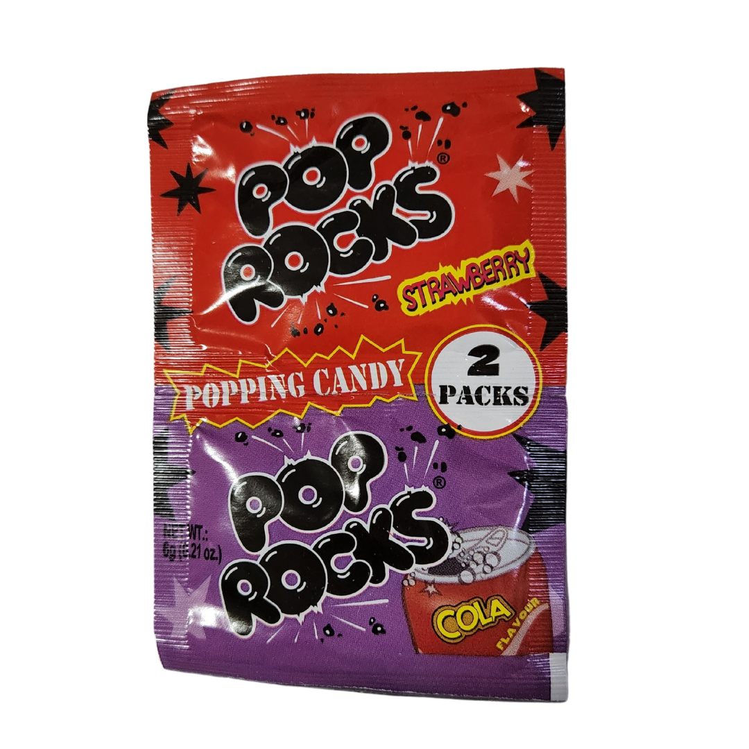 Pop Rocks 2 pack - Strawberry and Cola | The Online Lolly Shop