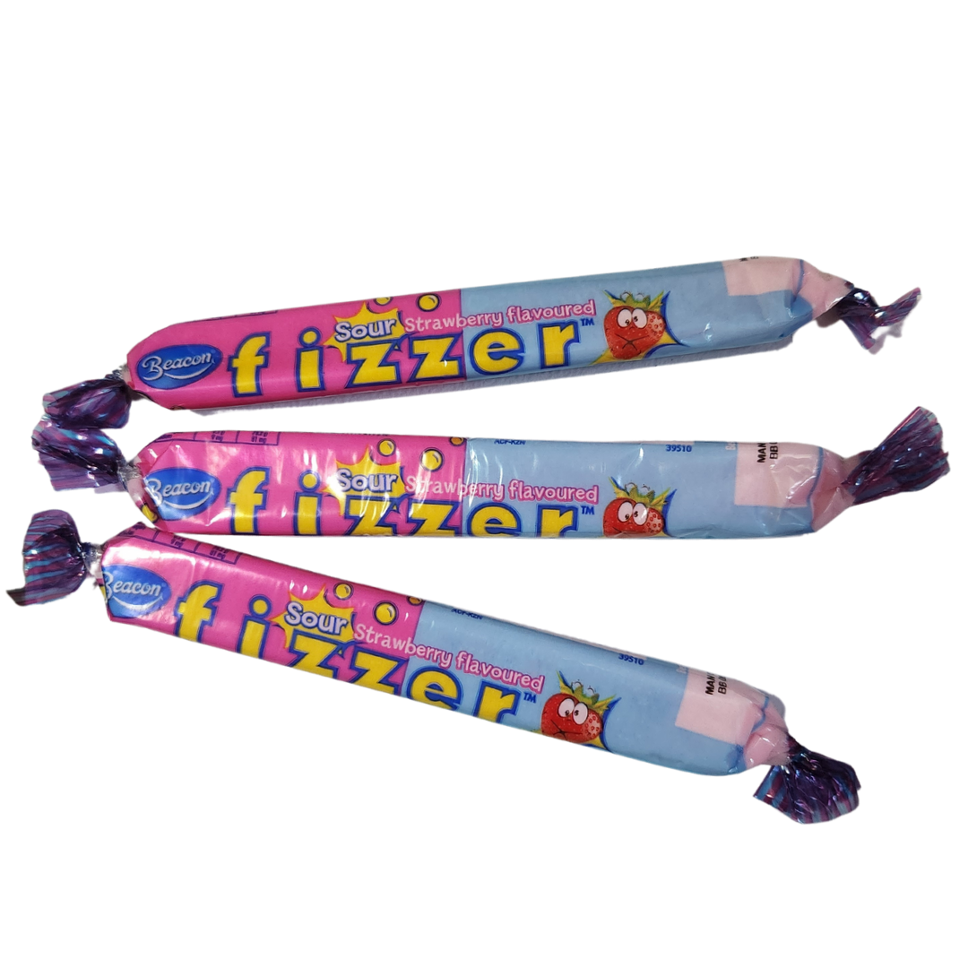 Fizzers - Sour Strawberry Flavour - The Online Lolly Shop