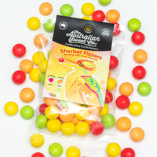 Sherbet Fizzers 130g - Australian Sweet Co. - The Online Lolly Shop