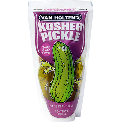 Van Holtens Pickle-in-a-Pouch - Kosher Pickle - The Online Lolly Shop