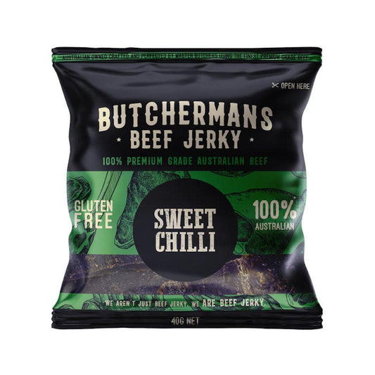 Butchermans Beef Jerky 40G Sweet Chilli