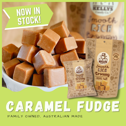 Kellys Candy Co - Caramel Fudge - Snack Pack 90g