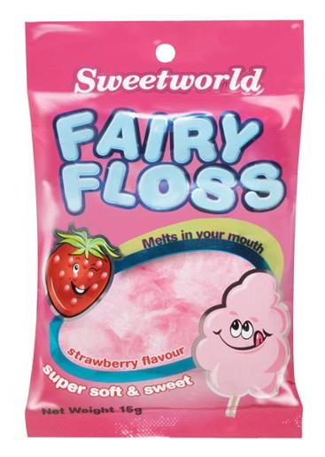 Sweetworld Fairy Floss -Blueberry - The Online Lolly Shop